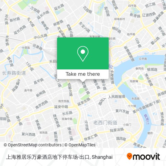 上海雅居乐万豪酒店地下停车场-出口 map