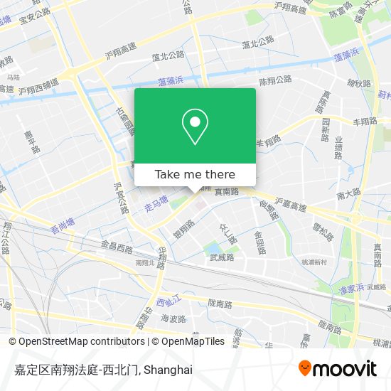 嘉定区南翔法庭-西北门 map