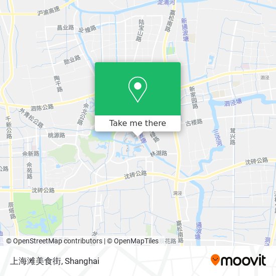 上海滩美食街 map