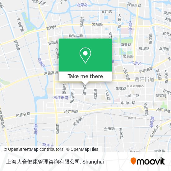 上海人合健康管理咨询有限公司 map