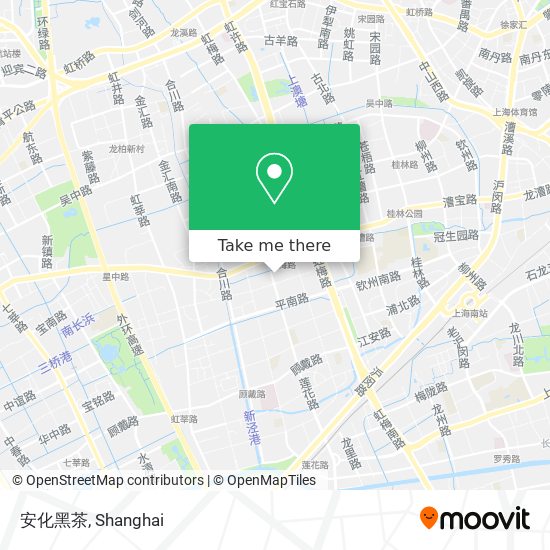 安化黑茶 map