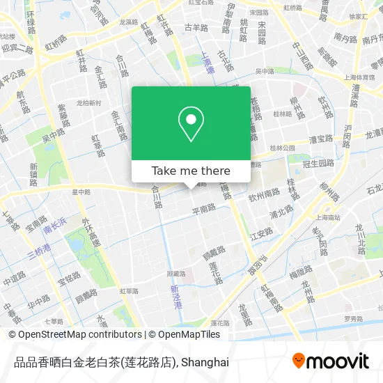 品品香晒白金老白茶(莲花路店) map