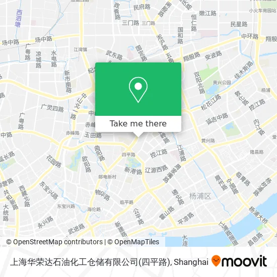 上海华荣达石油化工仓储有限公司(四平路) map