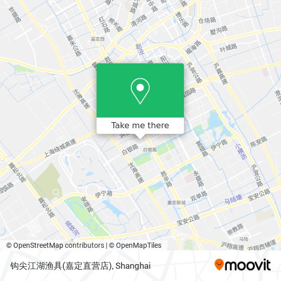 钩尖江湖渔具(嘉定直营店) map