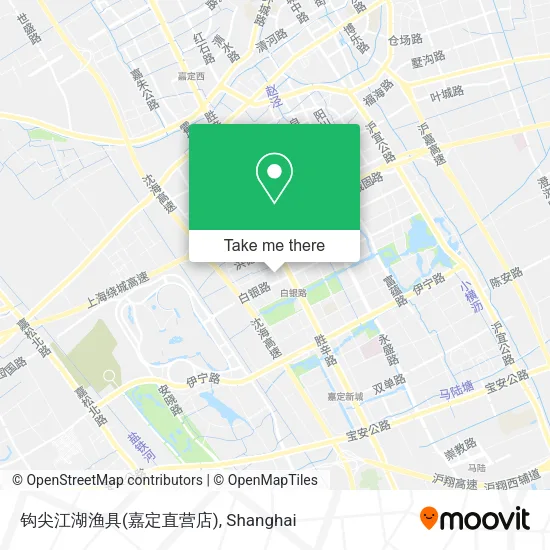 钩尖江湖渔具(嘉定直营店) map