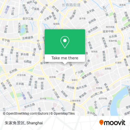 朱家角景区 map