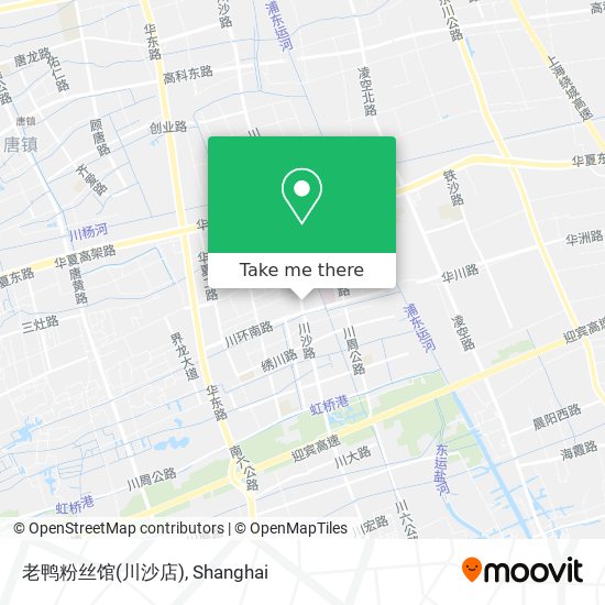 老鸭粉丝馆(川沙店) map