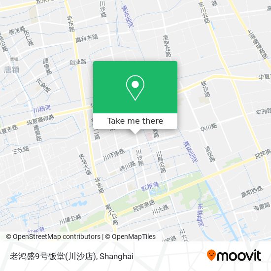 老鸿盛9号饭堂(川沙店) map