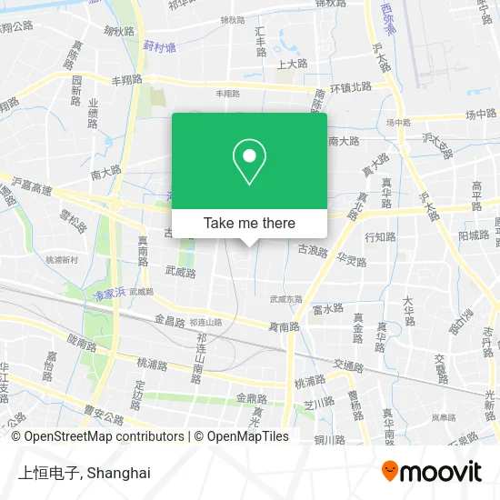 上恒电子 map
