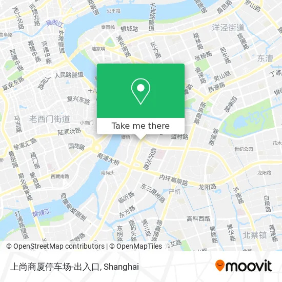 上尚商厦停车场-出入口 map
