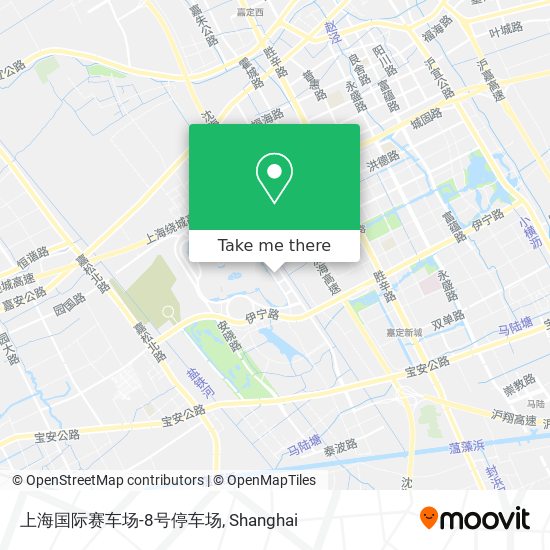 上海国际赛车场-8号停车场 map