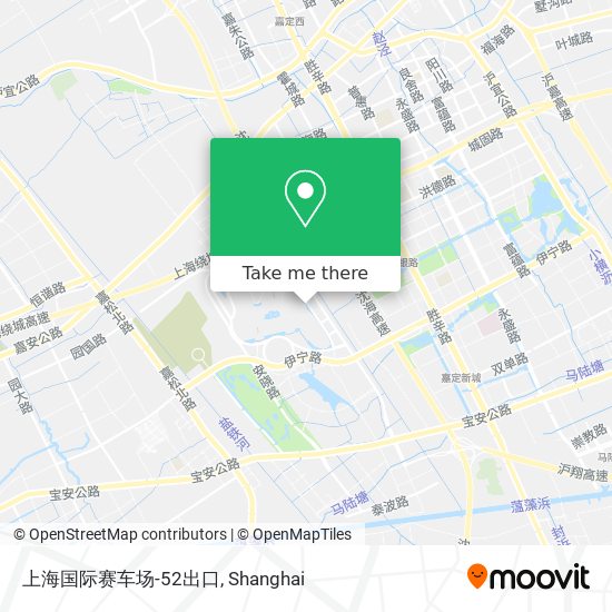 上海国际赛车场-52出口 map
