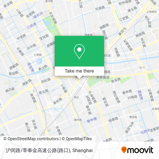 沪闵路/莘奉金高速公路(路口) map