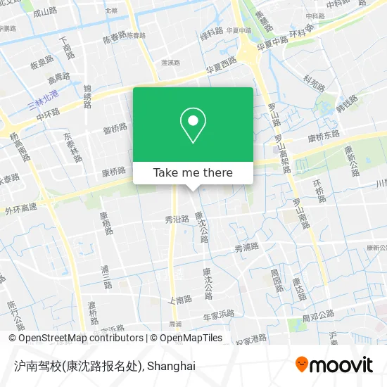 沪南驾校(康沈路报名处) map