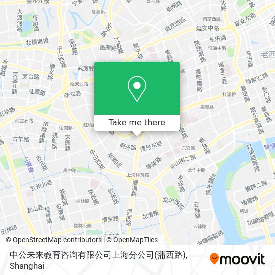 中公未来教育咨询有限公司上海分公司(蒲西路) map