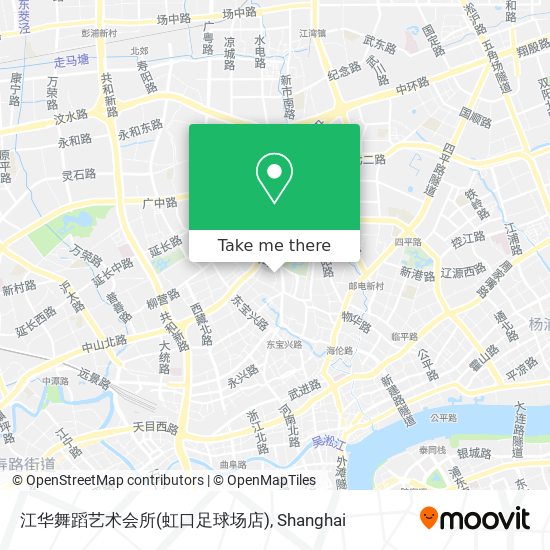 江华舞蹈艺术会所(虹口足球场店) map