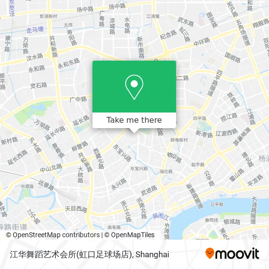 江华舞蹈艺术会所(虹口足球场店) map