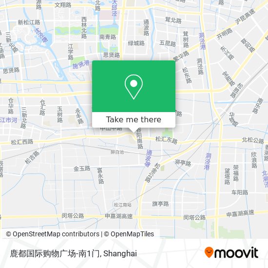 鹿都国际购物广场-南1门 map