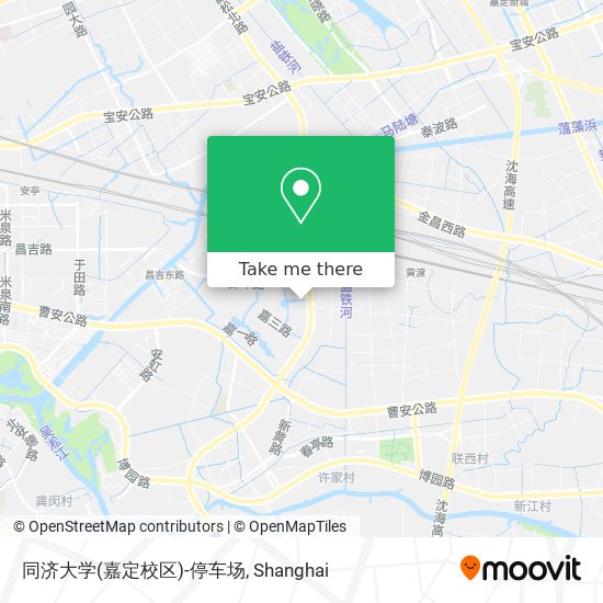 同济大学(嘉定校区)-停车场 map