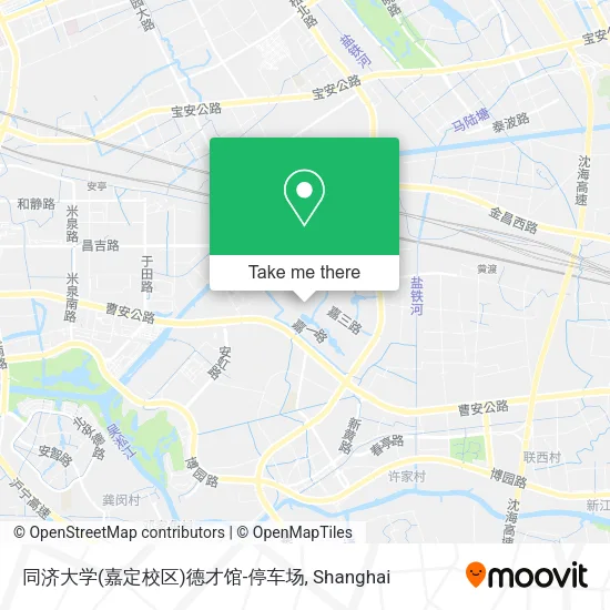 同济大学(嘉定校区)德才馆-停车场 map