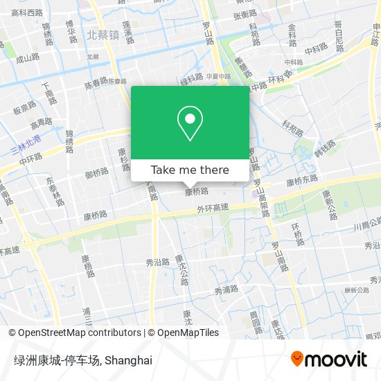 绿洲康城-停车场 map
