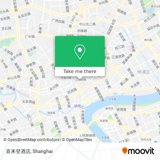 喜来登酒店 map