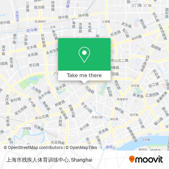 上海市残疾人体育训练中心 map
