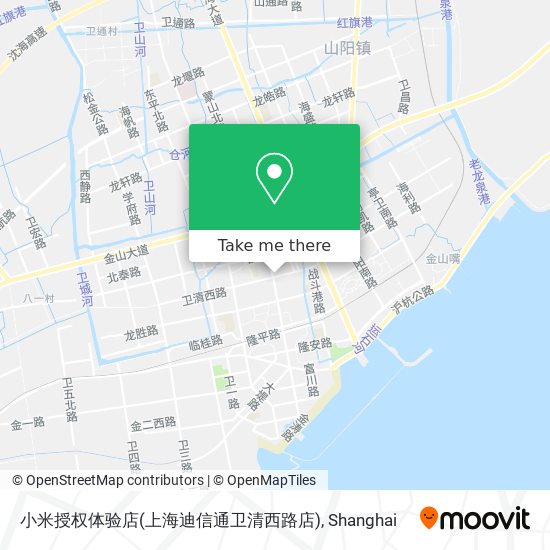 小米授权体验店(上海迪信通卫清西路店) map