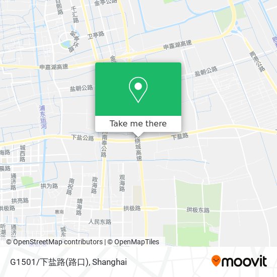G1501/下盐路(路口) map