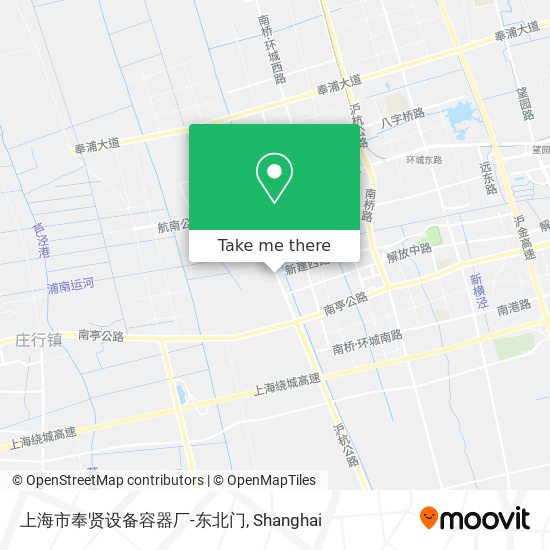 上海市奉贤设备容器厂-东北门 map