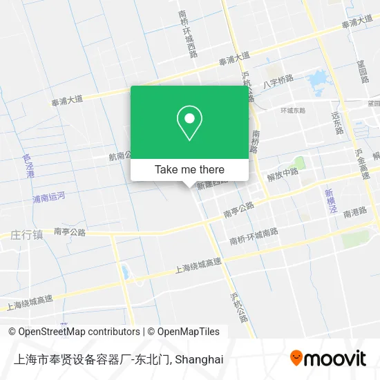 上海市奉贤设备容器厂-东北门 map