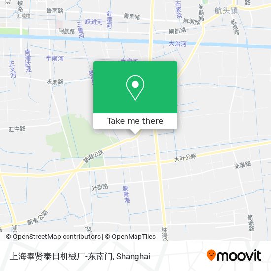上海奉贤泰日机械厂-东南门 map