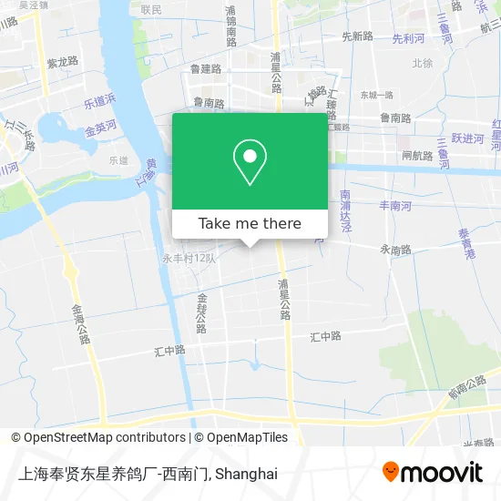上海奉贤东星养鸽厂-西南门 map