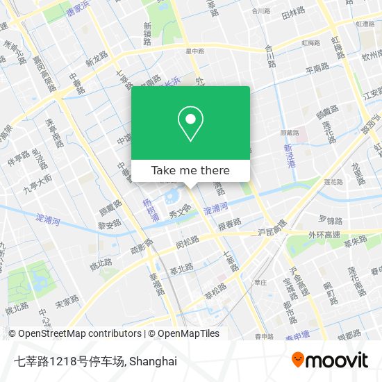 七莘路1218号停车场 map