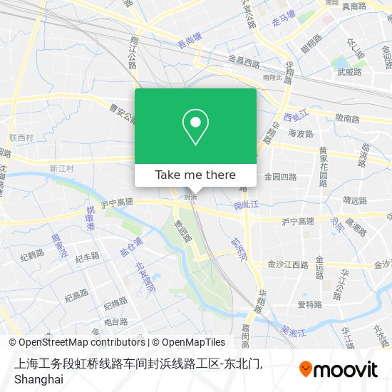 上海工务段虹桥线路车间封浜线路工区-东北门 map