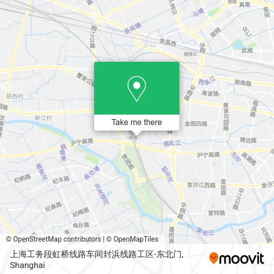 上海工务段虹桥线路车间封浜线路工区-东北门 map