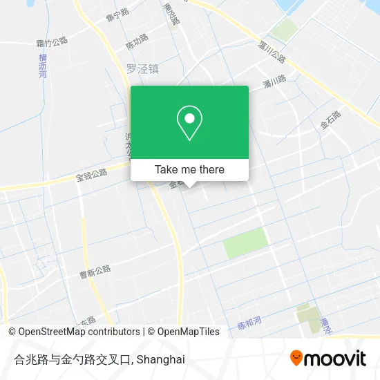合兆路与金勺路交叉口 map