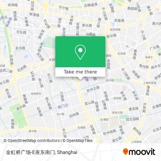 金虹桥广场-E座东南门 map