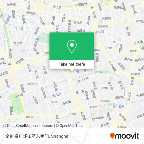 金虹桥广场-E座东南门 map