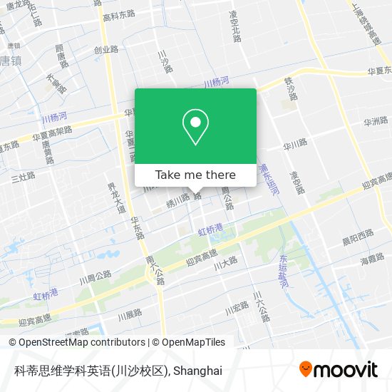科蒂思维学科英语(川沙校区) map