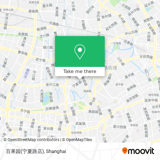 百果园(宁夏路店) map
