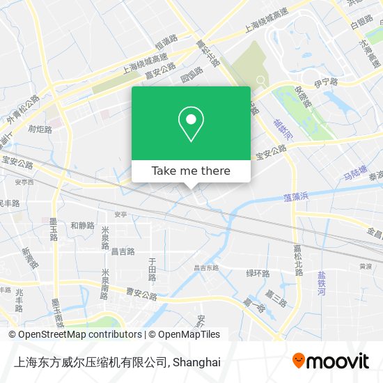 上海东方威尔压缩机有限公司 map