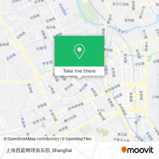 上海西庭网球俱乐部 map