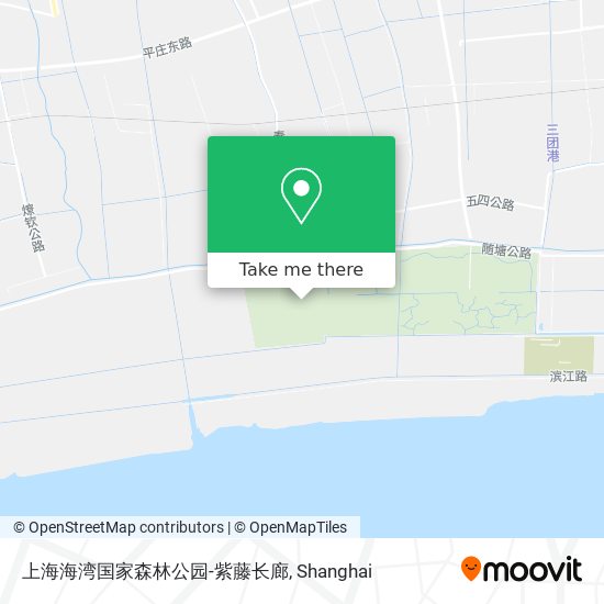 上海海湾国家森林公园-紫藤长廊 map