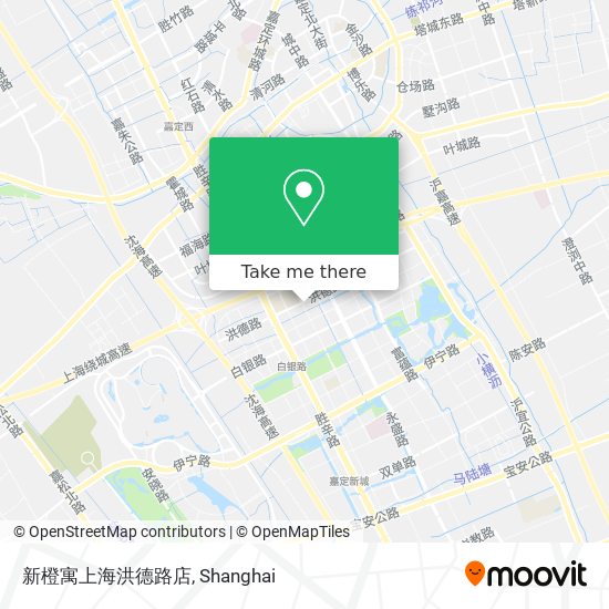 新橙寓上海洪德路店 map