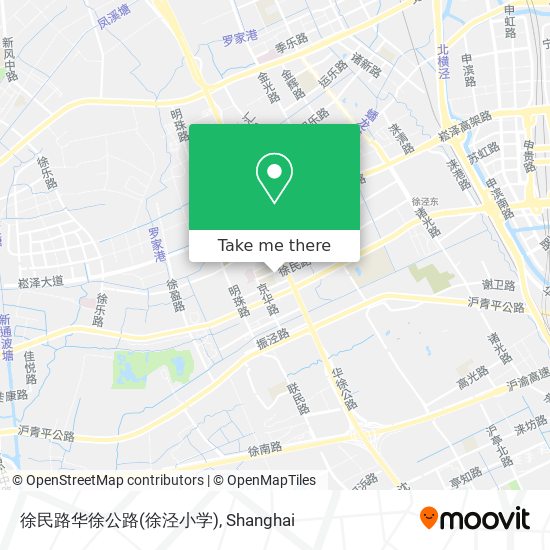 徐民路华徐公路(徐泾小学) map