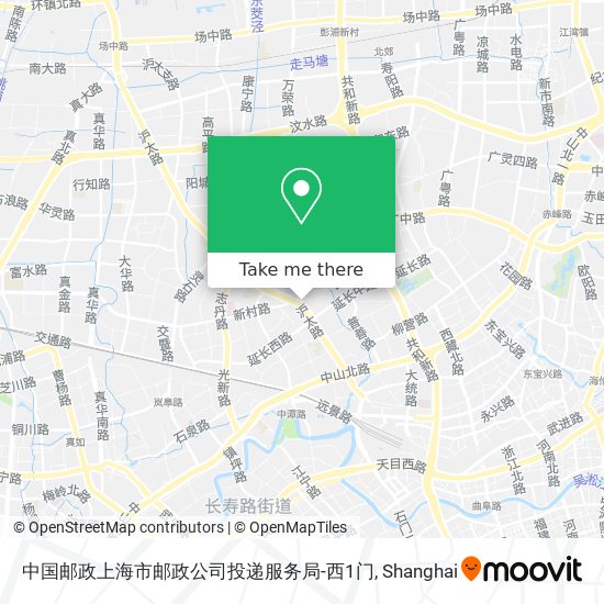 中国邮政上海市邮政公司投递服务局-西1门 map