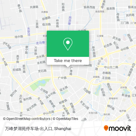 万峰梦湖苑停车场-出入口 map