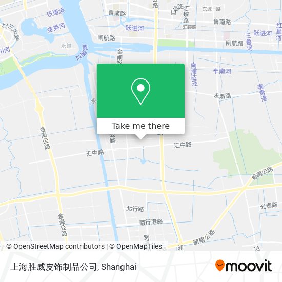 上海胜威皮饰制品公司 map