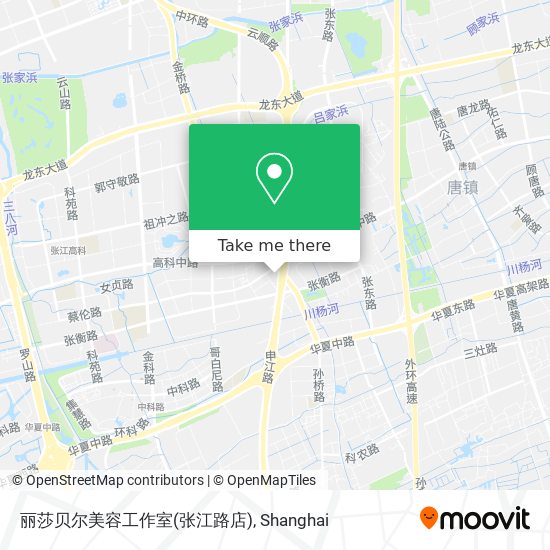 丽莎贝尔美容工作室(张江路店) map